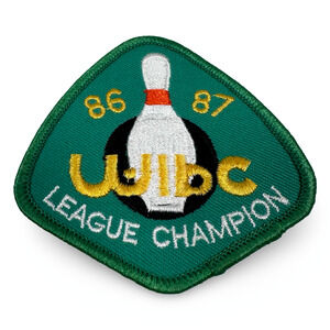 VTG 1986-87 WIBC Women's International Bowling Congress League Champion Patch